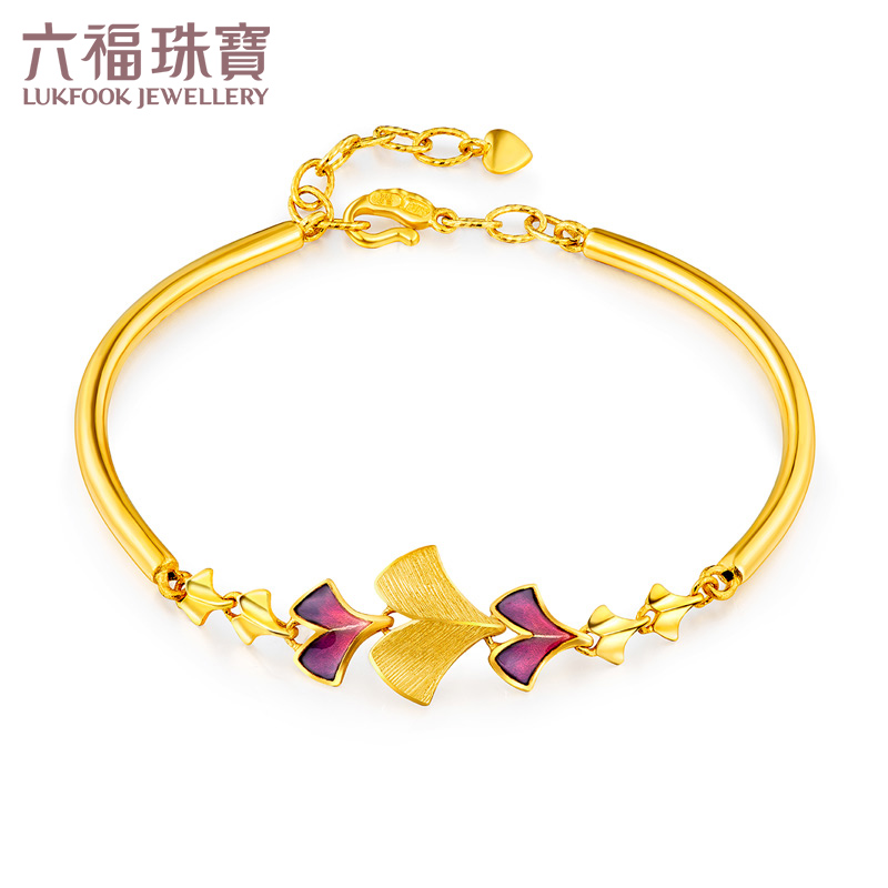 黄金手镯六福珠宝