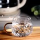 简约高硼硅玻璃水杯无铅防爆牛奶杯耐高温家用花茶杯马克杯早餐杯