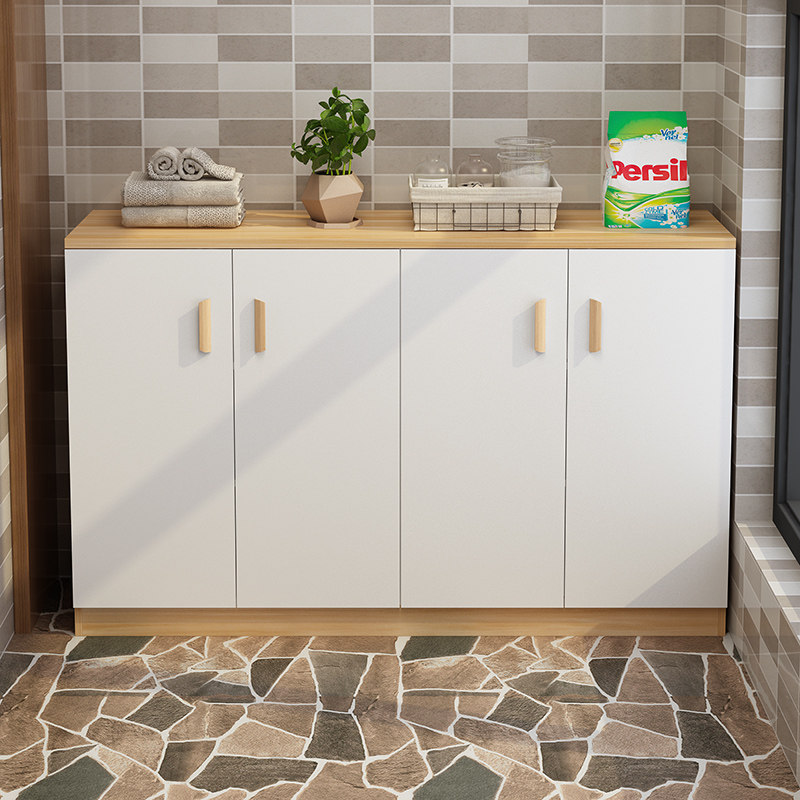 飘窗阳台矮柜子储物柜置物架收纳书架防水防晒飘窗阳台落地柜子