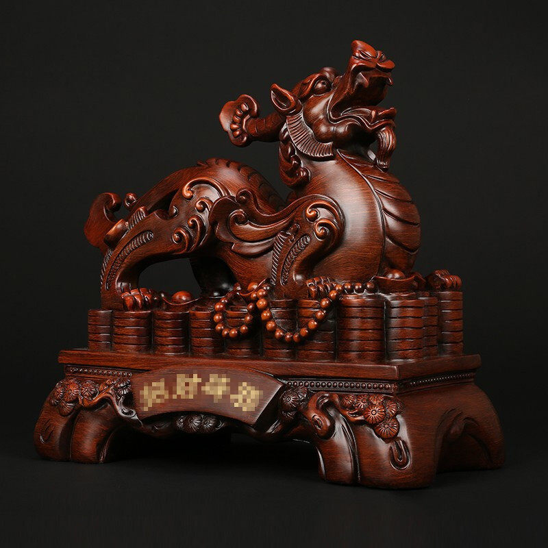 貔貅摆件皮休聚财守财皮裘家用开业客厅装饰招财家居饰品天禄貔恘