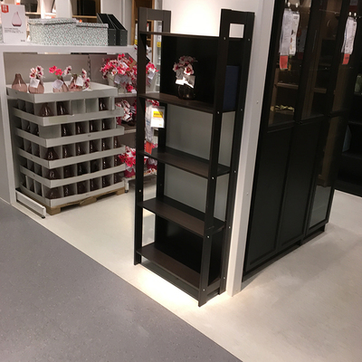 ikea成都宜家国内代购莱瓦书架褐色储物收纳柜子单个书柜