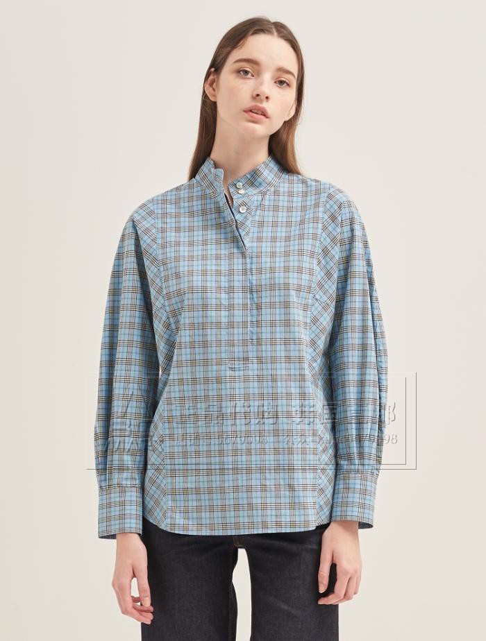 BEAN POLE/宾波韩国直邮19秋女士立领格子简约长袖衬衫 BF9864C16在类目 女装/女士精品, 衬衫中 - 来自Buy2taobao.com提供专业的淘宝代购服务
