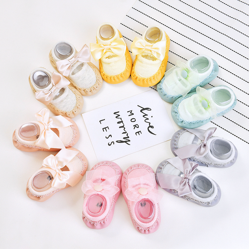 Korean Edition Infants Low Toddler Shoes and socks non-slip children baby floor Boat socks reverent bow Pidiin the Children/Baby/Family fitted , Children's socks( 0-16 Years) category - from Buy2taobao.com to provide professional Taobao agent buy service