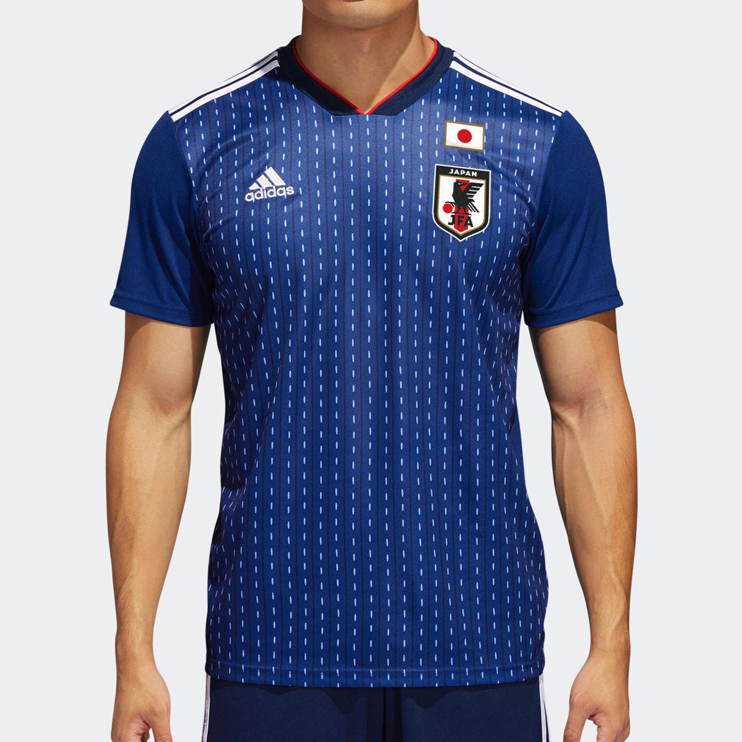 adidas/阿迪达斯正品2018世界杯日本主场男子球衣t恤cv5638