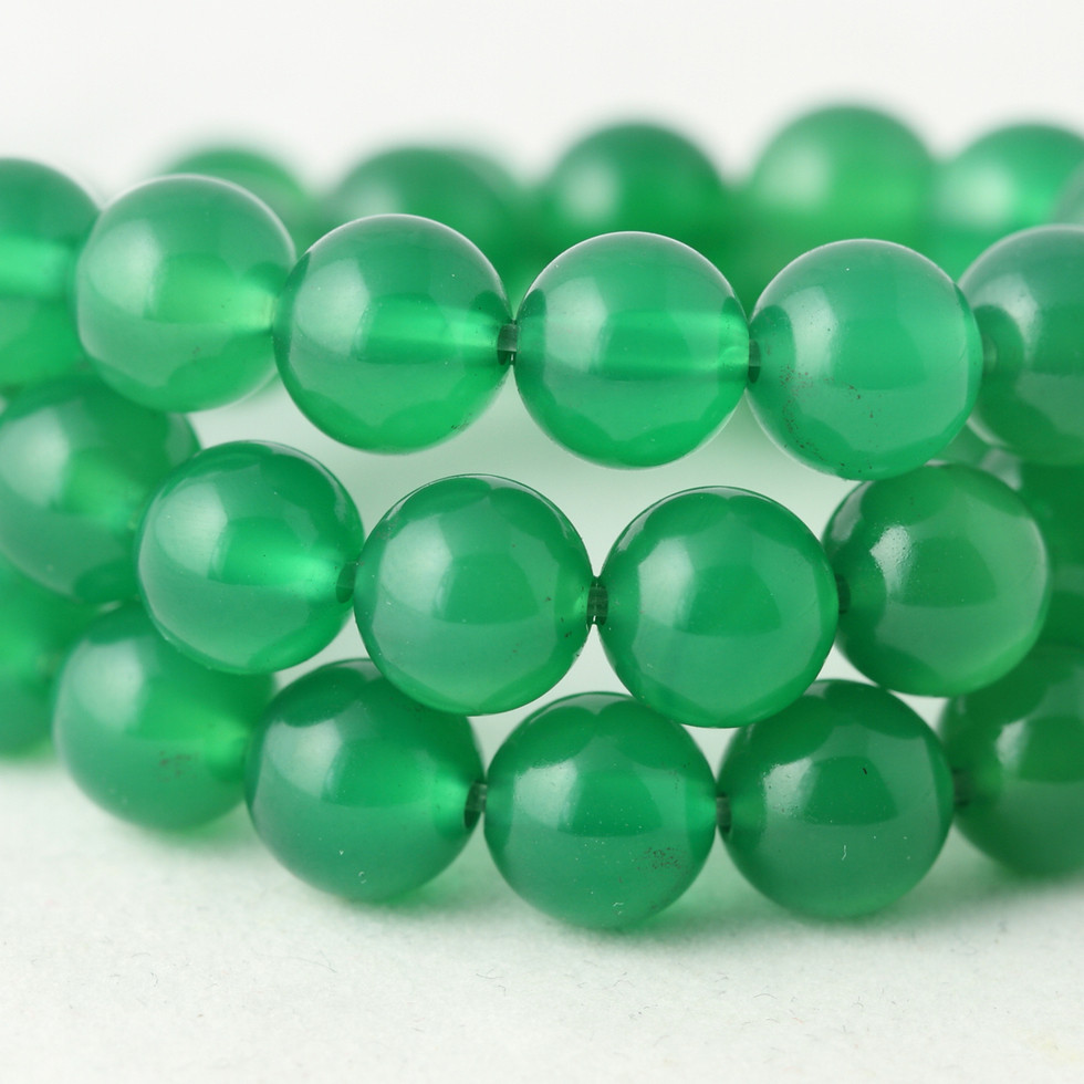 特价琉璃珠 散珠_2-16mm天然绿玛瑙珠子散珠圆珠 饰品配件diy手工串珠