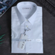 CEO高级感男士白色商务短袖衬衫夏透气纯棉免烫衬衣GSDP100014BBA