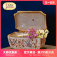 茱莉安法式奢华陶瓷配铜别墅客厅桌面摆件大容量盖盒收纳装饰品
