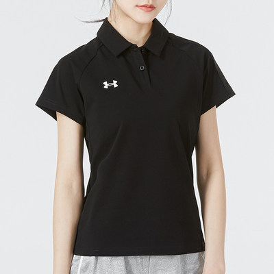 安德玛ua女装夏季新款polo衫运动服跑步健身休闲短袖22500522