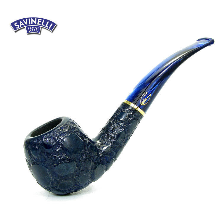 进口烟斗意大利savinelli沙芬兰色鳄鱼系列石楠木626小号斗