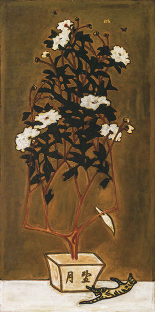 装饰画现代中式静物花卉挂画常玉油画油画