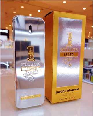 韩国专柜代购paco rabanne帕高黄金百万富翁金砖男士香水