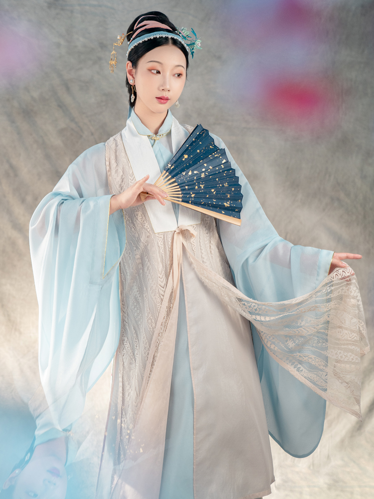 瞳莞汉服*双层蕾丝长比甲*扶摇|ruв категории Женская одежда, костюм/национальная одежда/театр костюм, национальная одежда/этап погрузки - от Buy2taobao.com для оказания профессиональной услуги покупки агента Taobao