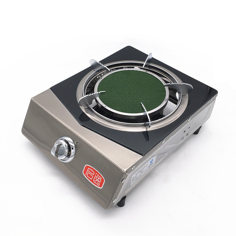 商用红外线单眼节能液化气灶小型火锅炉彩钢双管大炉头煎牛排