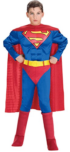 Super DC Heroes Deluxe Muscle Chest Superman Costume , Child 'in the Textile fabrics/Accessories/Supporting, Textile Accessories, Other Spinning Accessories category - from Buy2taobao.com to provide professional Taobao agent buy service