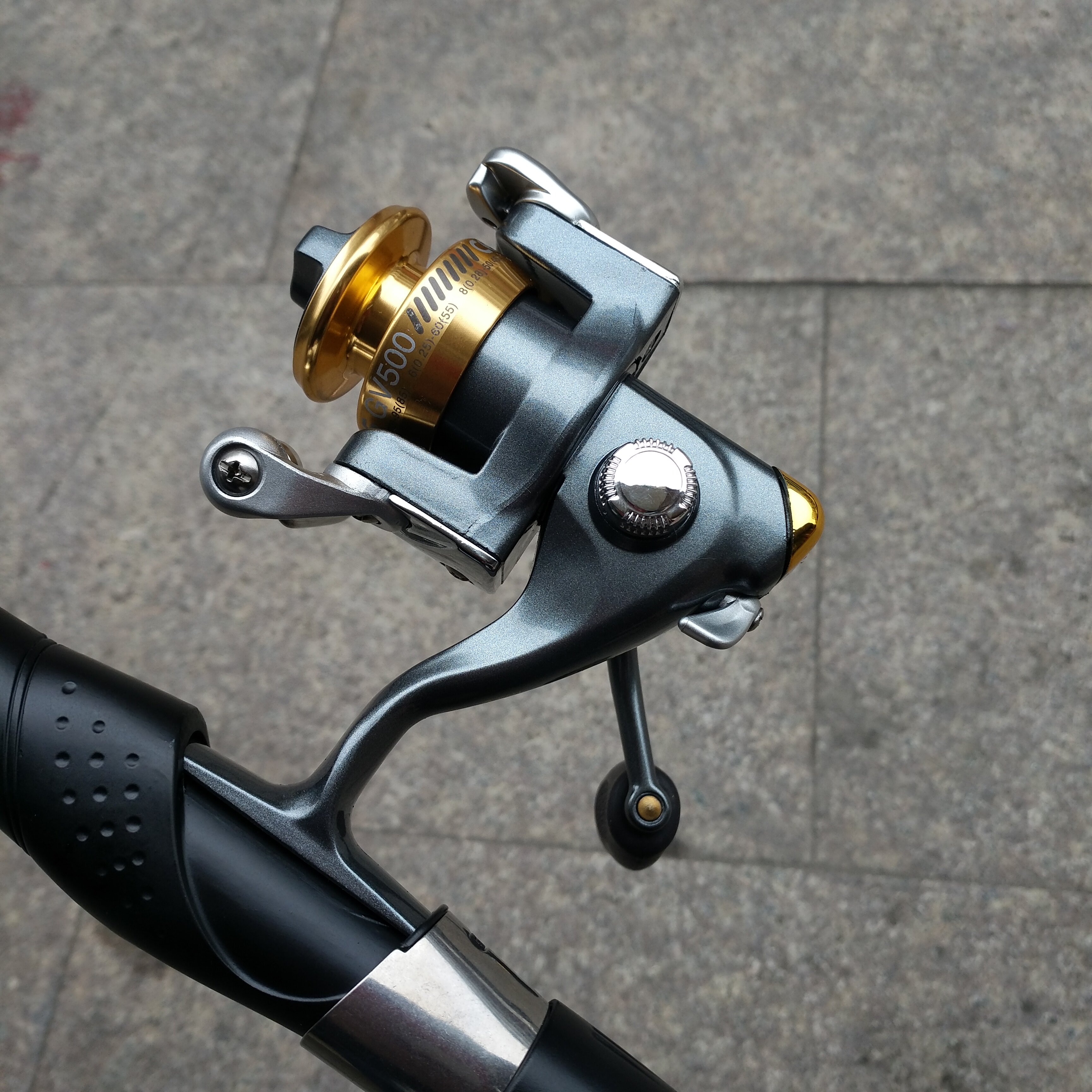 迪佳gv500800纺车式轮5轴掌中宝鱼轮卷线器渔具速比海钓轮