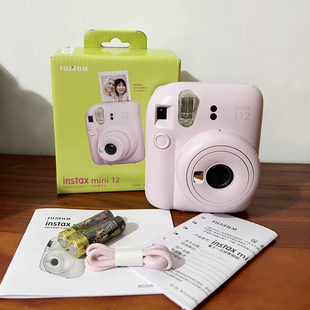 富士拍立得fujifilm instax mini12 一次成像迷你相机 有配件包