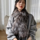 韩版冬季新款双面狐狸编织皮草围巾加厚女士真毛围脖保暖毛毛领子