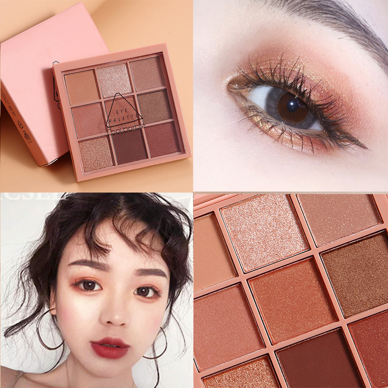 ins Nine color Star Eye shadow Ultra-fire Cosmetics Net Red Matte Nude make-up the republic of korea beginner Earth colors Eye shadowin the Makeup/Perfume/Beauty tools , Eyeshadow category - from Buy2taobao.com to provide professional Taobao agent buy service