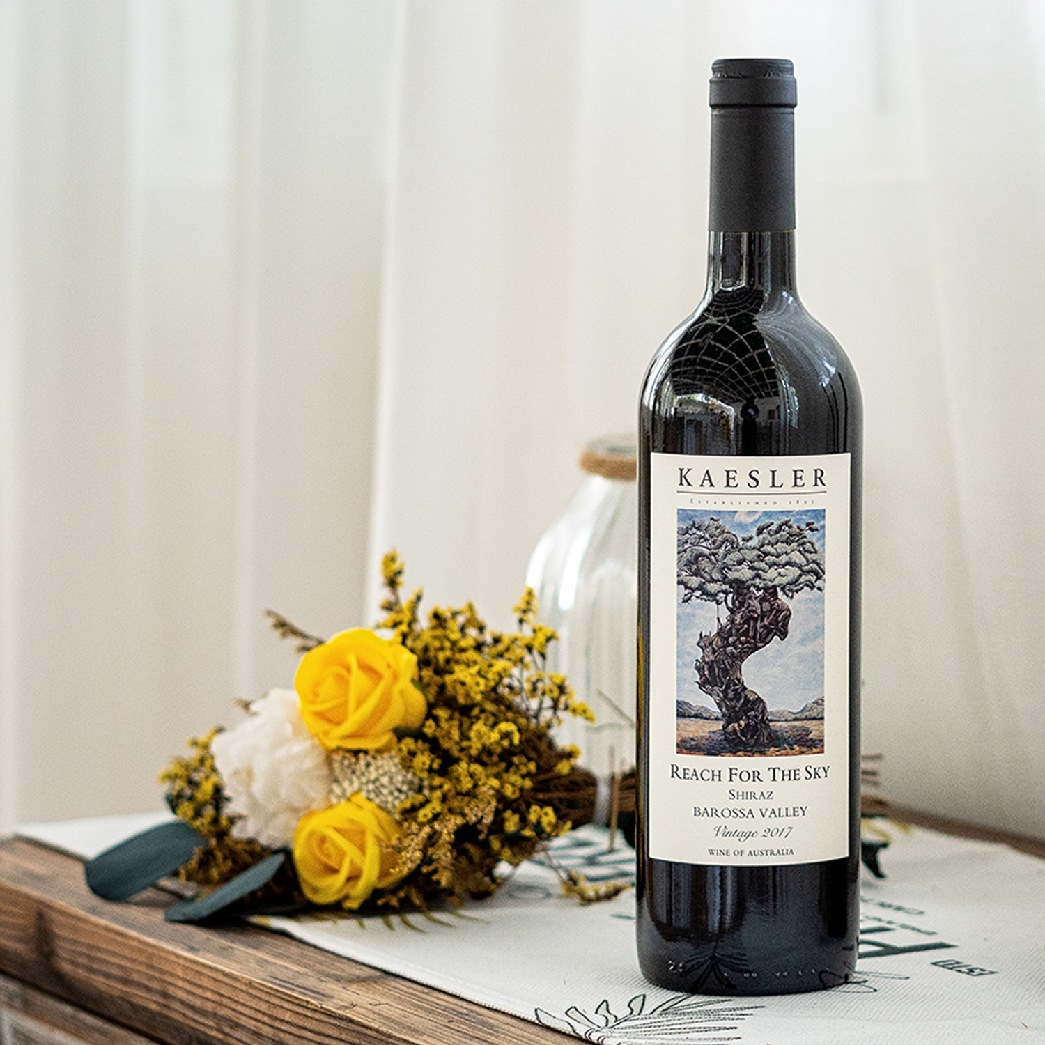 jh94凯斯勒冲上云西拉澳洲巴罗萨谷红五星庄18月橡木桶145红酒