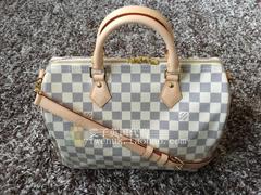 现货正品代购 LouisVuitton/LV SPEEDY 30 手袋配肩带N41373