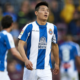 kelme卡尔美西班牙人武磊球衣24主场球员版7号足球服包印制单上衣