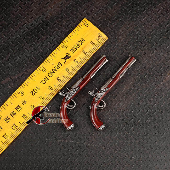 ht hottoys 1/6兵人 dx15 加勒比海盗死无对证 杰克船长 武器模型