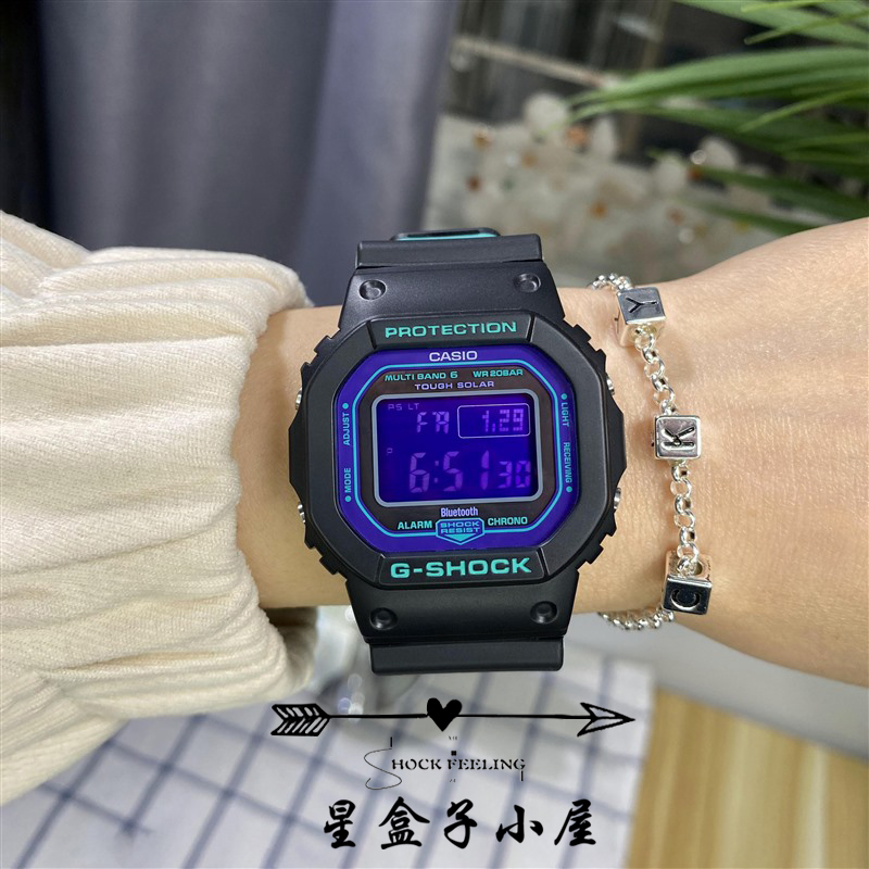 卡西欧G-SHOCK紫屏手表男GA-800BL-1A/100/560防水运动男女手表