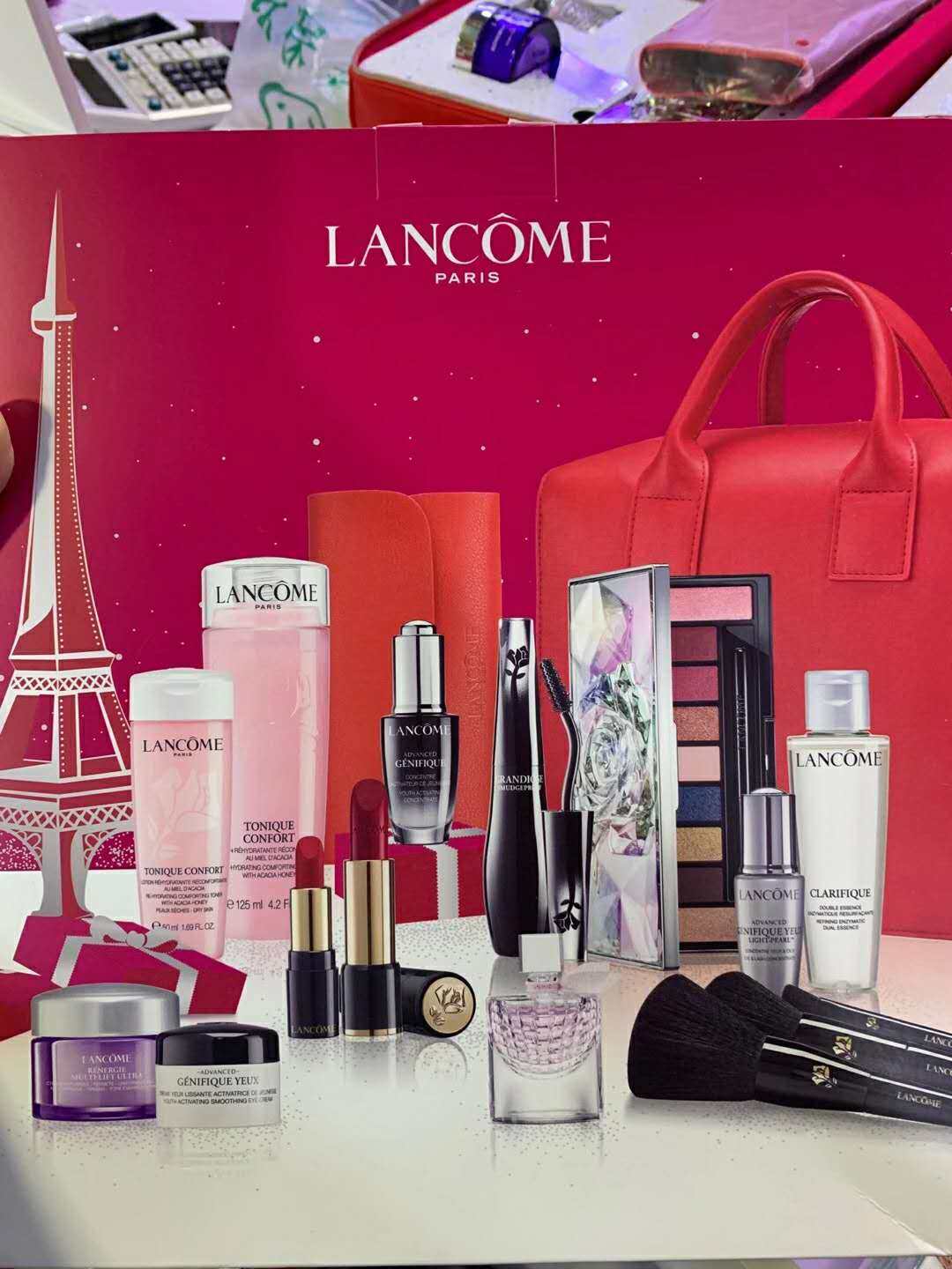 兰蔻彩妆套装圣诞18件_lancome兰蔻2020圣诞限量护肤彩妆套装礼盒优惠