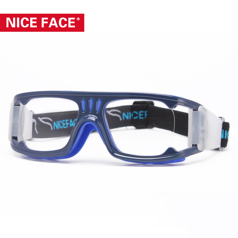 NICEFACE运动眼镜打篮球专用防雾防爆足球护目镜男可配近视眼睛