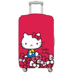 预售 LOQI Hello Kitty通用行李箱保护套加厚耐磨防泼水箱套 红