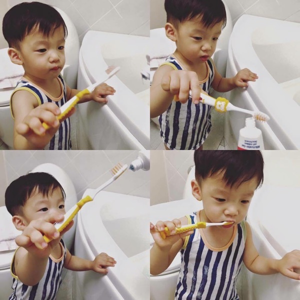台灣生產 小獅王辛巴儿童软毛乳牙刷倒翁宝宝软毛牙刷2-8岁