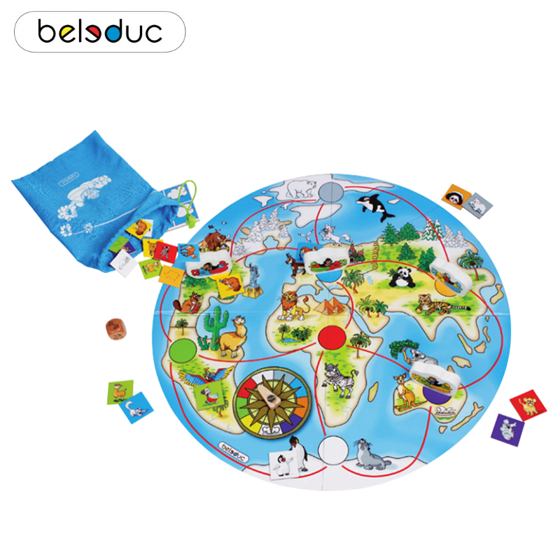 德国贝乐多beleduc环形世界22730儿童桌面游戏亲子儿童桌面游戏类
