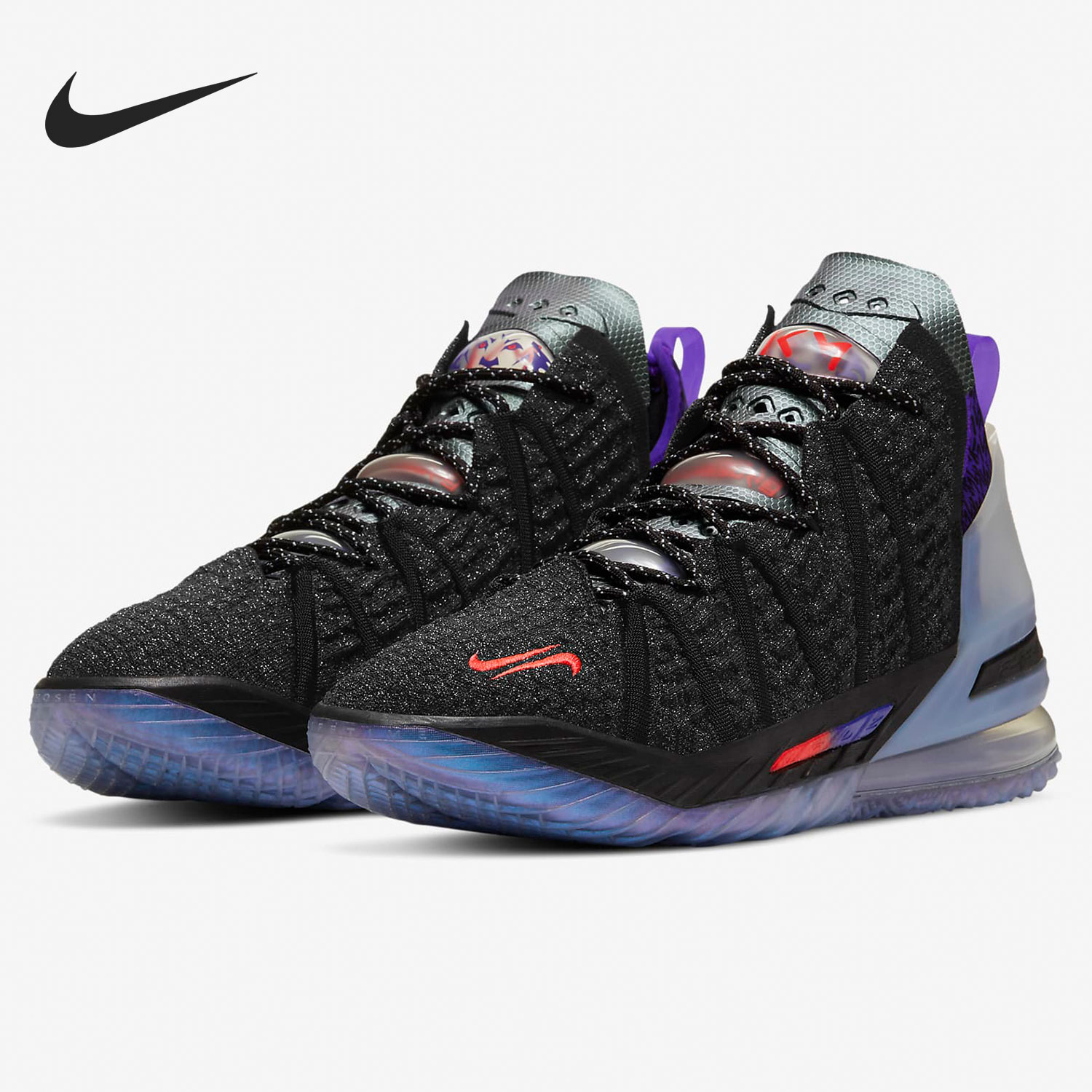 nike/耐克正品2021新款 lebron xviii ep 男子篮球鞋 db7644-001
