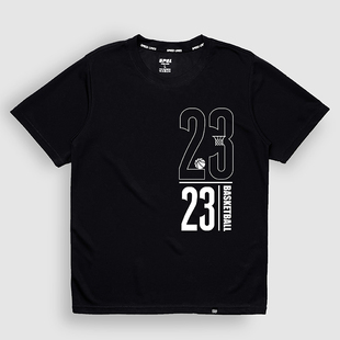 速干短袖男篮球23号创意字母投篮服透气宽松吸湿跑步运动半袖T恤