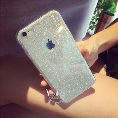 iPhone7手机壳苹果6plus保护套5.5防摔外壳女6S星钻闪粉硅胶套软