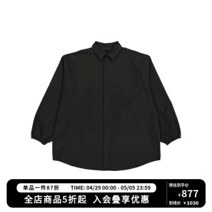 Fear Of God Essentials 春季男款棱织斜纹中长款纯色衬衫外套