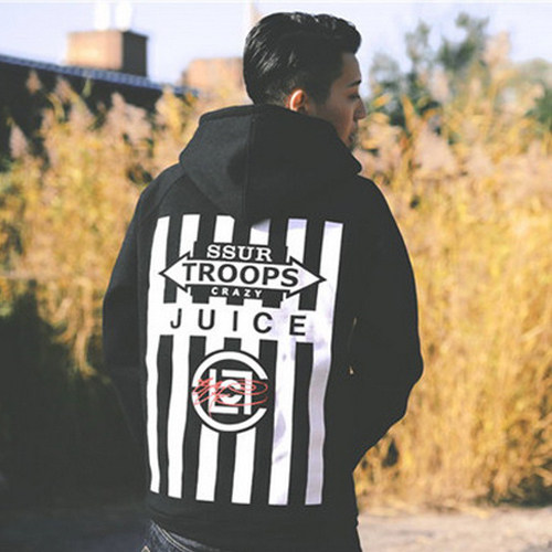 烽火四季 clot ssur联名口香糖帽衫陈冠希潮牌情侣抓绒连帽卫衣男