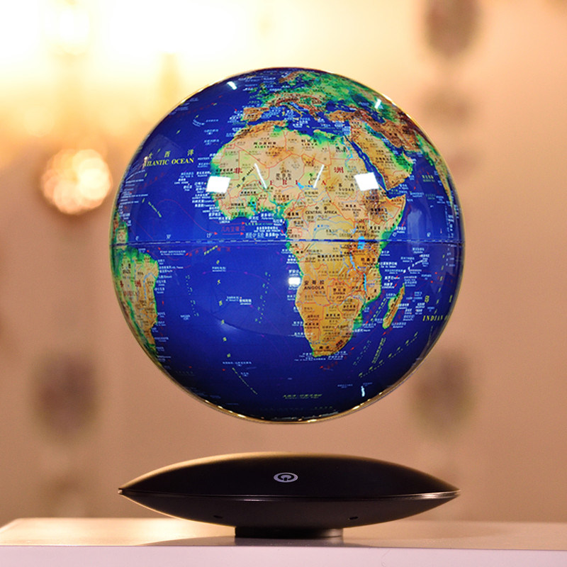 磁悬浮ar地球仪发光自转办公室桌面创意酒柜摆件日家居饰品节礼物