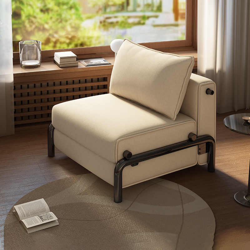 北欧折叠沙发床多功能单人椅小户型客厅阳台书房坐卧两用休闲沙发