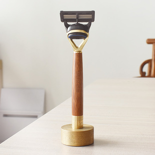 双面老式剃须刀套装礼盒手动刮胡刀安全剃刀架子刀片刮毛刀刮刀