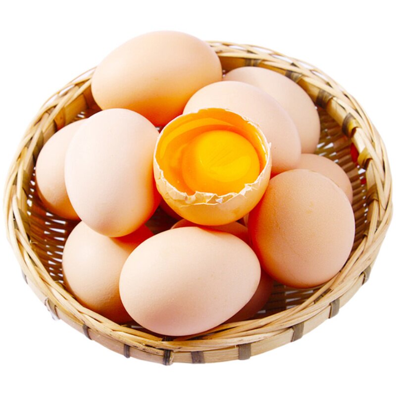 正宗谷饲土鸡蛋农家散养鸡蛋新鲜整箱40枚谷物喂养草柴鸡蛋包邮