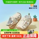 基诺浦机能鞋2025年夏季新款萌趣休闲百搭宝宝学步凉鞋GB2429