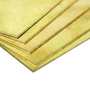 黄铜板 铜片 铜板连接片 铜皮装饰扁铜条h62Q黄铜块激光切割黄铜