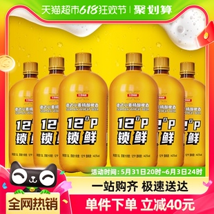 【包邮】轩博精酿啤酒德式小麦锁鲜装1500ml*6瓶