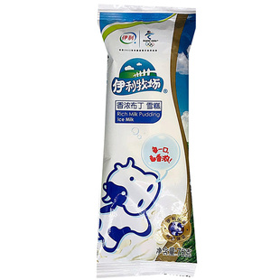 伊利牧场香浓布丁雪糕5支儿时怀旧冰激凌奶油口味冷饮冰淇淋