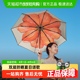 【下拉享淘金币】蕉下双层小黑伞经典大花黑胶防晒伞晴雨伞UPF50+
