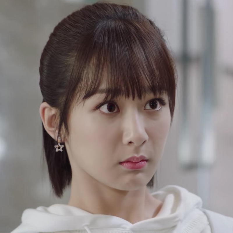 亲爱的热爱的杨紫同款耳环佟年s925银耳钉夏季星星耳坠无耳洞耳夹