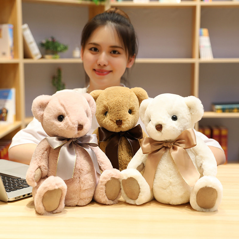 可爱白色小熊公仔玩偶泰迪熊毛绒玩具抱抱熊布娃娃儿童女生日礼物