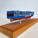 中远海运集装箱船cosco模型合金摆件金属货运输船收藏品包邮1:650