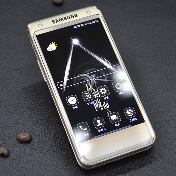 w2017 现货samsung/三星 sm-w2017现货当天发双模双待正品手机黑